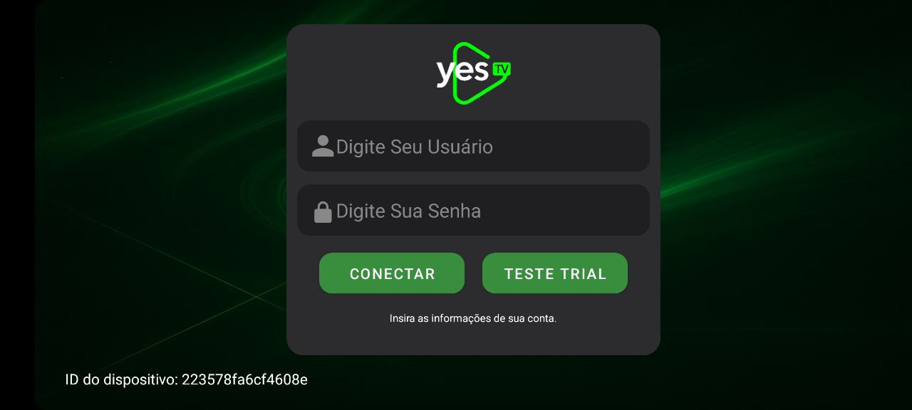 YesTV! TVBOX (Teste Automático)